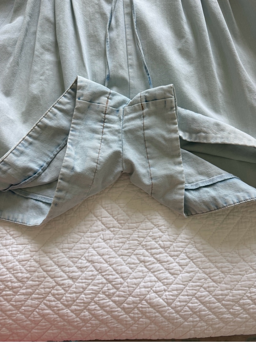 Women's Denim Sleeveless V-Neck Romper - Picture 11 of 15
